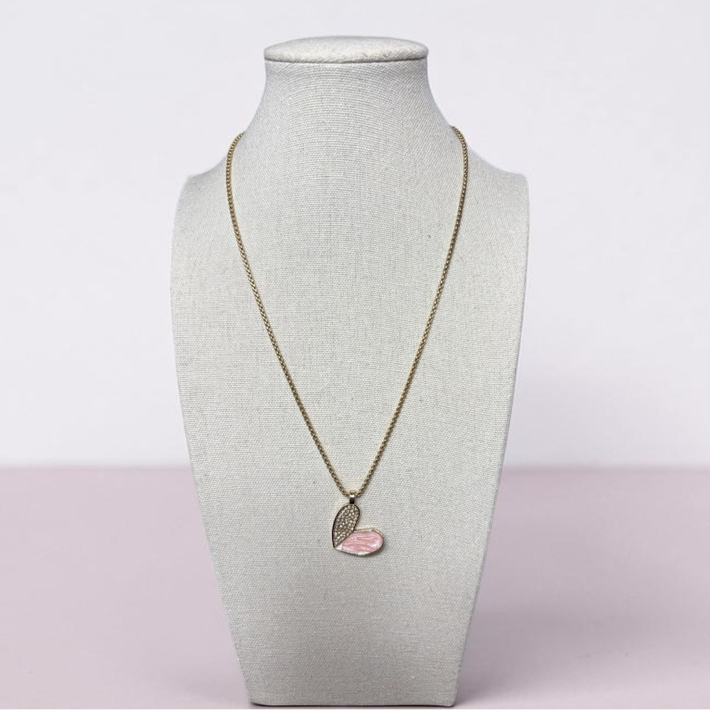R.J. Graziano vintage-style heart shaped necklace.